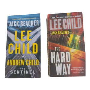 Lee Child Paperback Bundle: The Hard Way & The Sentinel